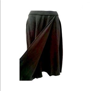 ELLE Black Casual Rayon Skirt M